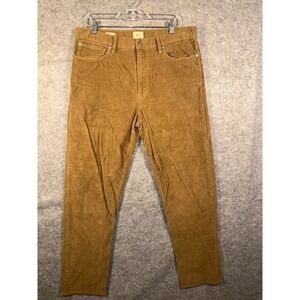 J Crew Classic Straight Corduroy Pants Tan Men's Size‎ 34x34